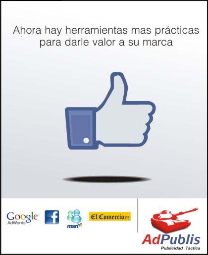 Publicidad en Internet > El Comercio RPP Adwords Facebook MSN y Hotmail