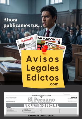 Avisos Legales Edictos Balance Anual Avisos de Utilidades Disolución y Liquidacion El Peruano diarios - AdPublis Avisos Legales Edictos Balance Anual Avisos de Utilidades Disolución y Liquidacion El Peruano diarios - AdPublis
