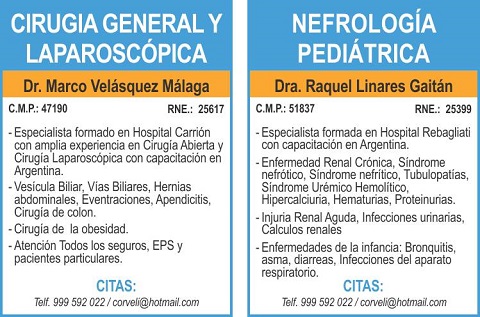 Directorio Medico en Semana VIU muestra en Medidas menores