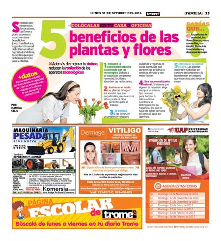 Rotativos 4x2 en Trome 04 de Agosto página 19 para KOMERSIA.com. Ideal para PYMEs que deseen CRECER