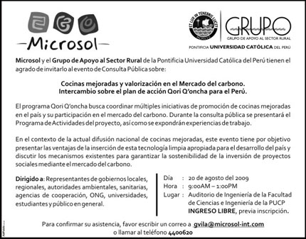 Invitacion a Evento de Consulta Pública. Líder de los Diarios Tabloides Serios. 320,000 Lectores