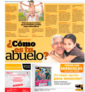 Suplementos ZONALES Lima Norte - Este - Sur <br>
Si desea una Consulta sobre cualquiera de las ediciones de <b>Trome</b><br><a href=