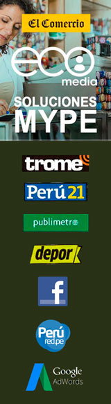 Rotativos de Ecomedia El Comercio para MyPE y PyMEs. Tanto web como en Trome El Comercio Peru21 Publimetro Depor Adwords Facebook PeruRed. Ideas de publicidad para CRECER